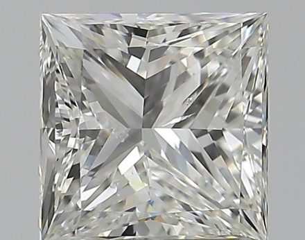 Diamond Natural 1,51Ct H-SI1 Princess - GIA2466135254 1