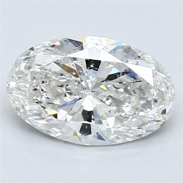Diamond Natural 1,7Ct G-SI2 Oval - GIA1373748430 1