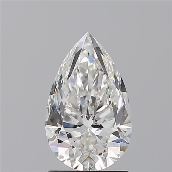 Diamond Natural 1,7Ct G-SI1 Pear - GIA2544366698 1