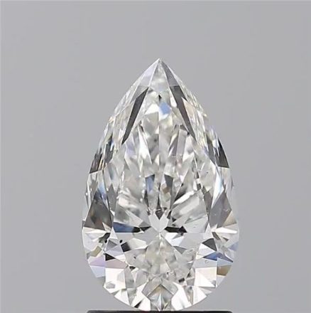 Diamond Natural 1,7Ct G-SI1 Pear - GIA2544366698 1