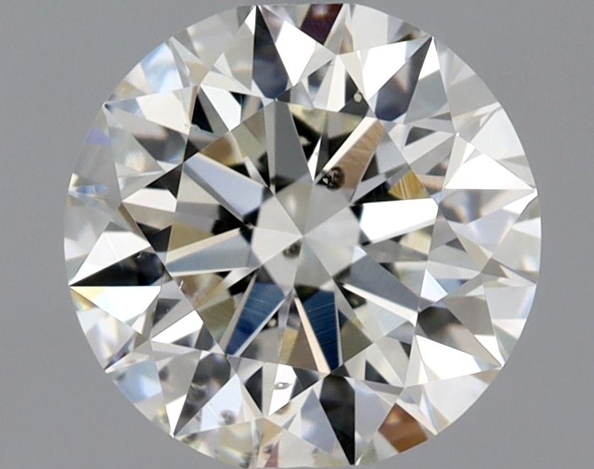 Diamond Natural 0,9Ct J-SI2 Round - GIA7526081248 1
