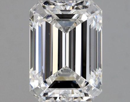 Diamond Natural 1Ct F-VS2 Emerald - GIA6552461353 1
