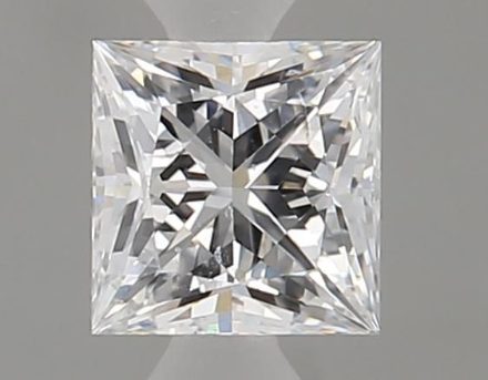 Diamond Natural 0,36Ct D-SI2 Princess - GIA7541131589 1