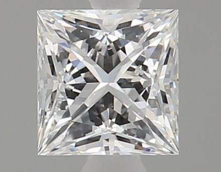 Diamond Natural 0,47Ct H-SI2 Princess - GIA5546128531 1