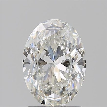 Diamond Natural 1,7Ct H-SI2 Oval - GIA6515815331 1