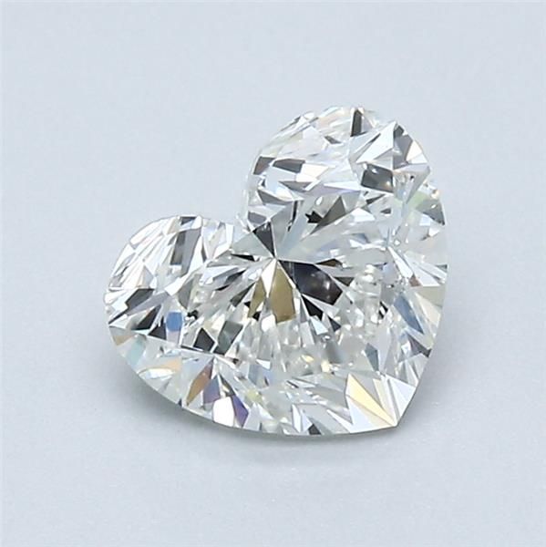 Diamond Natural 0,91Ct F-SI1 Heart - GIA6412283975 1