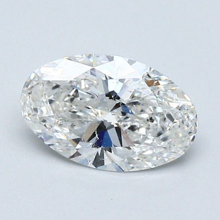 Diamond Natural 1,02Ct G-SI2 Oval - GIA2537213901 1