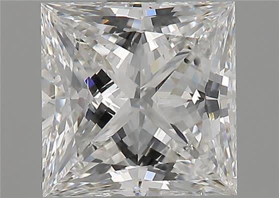 Diamond Natural 1,57Ct E-SI1 Princess - GIA6232035505 1