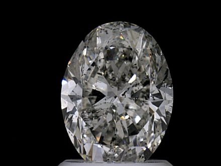 Diamond Natural 1,51Ct I-SI2 Oval - GIA6401280900 1