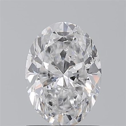 Diamond Natural 1,3Ct D-SI2 Oval - GIA6552257394 1