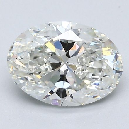 Diamond Natural 1,7Ct H-SI1 Oval - GIA6545392319 1