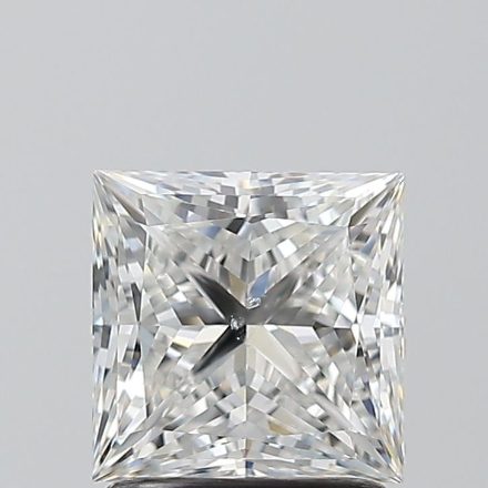 Diamond Natural 1,5Ct G-SI1 Princess - GIA6552596358 1