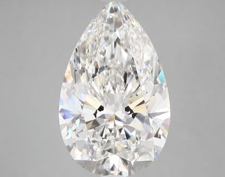 Lab Grown Diamond 4,55Ct F-VS2 Pear - GIA7473534093 1