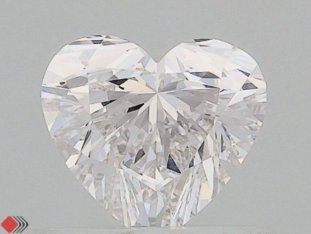 Lab Grown Diamond 0,62Ct F-VVS2 Heart - IGILG770682925 1