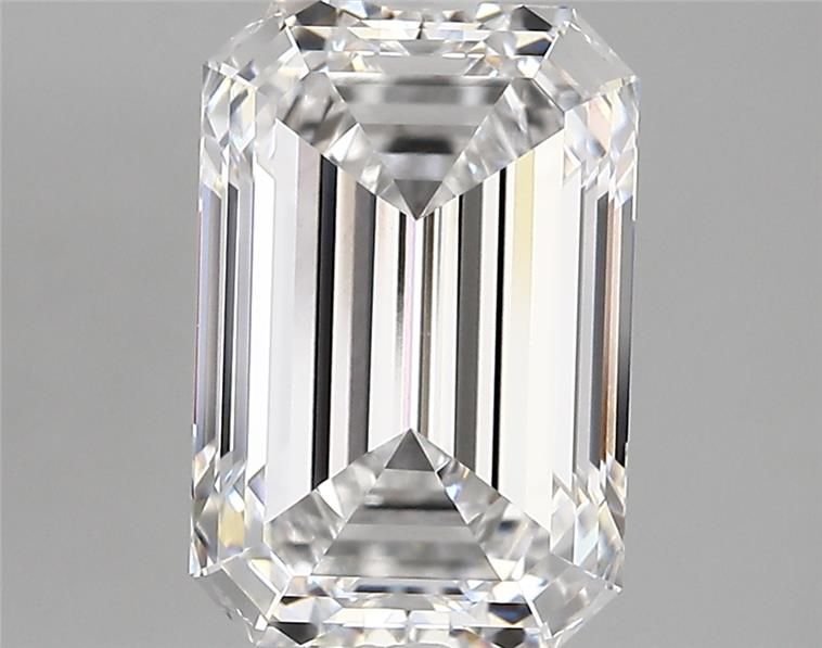Lab Grown Diamond 3,82Ct D-VVS2 Emerald - GIA7532553603 1