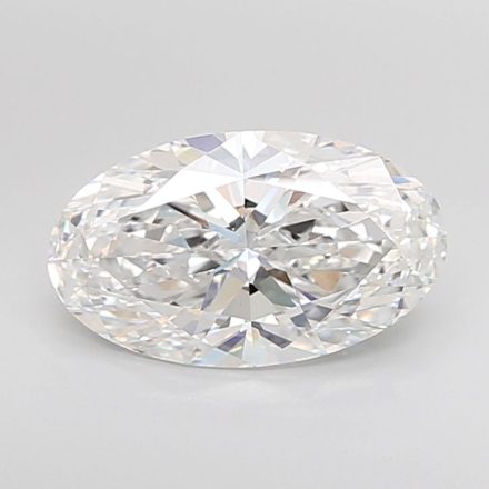Lab Grown Diamond 5,11Ct F-VVS2 Oval - IGILG826669389 1