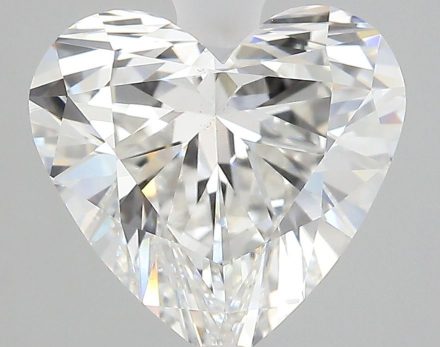 Lab Grown Diamond 3,38Ct G-VVS2 Heart - GIA6452893564 1