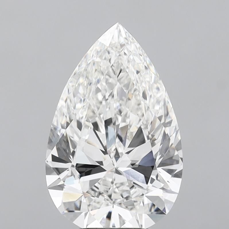 Lab Grown Diamond 5,04Ct F-VVS1 Pear - IGILG824621404 1