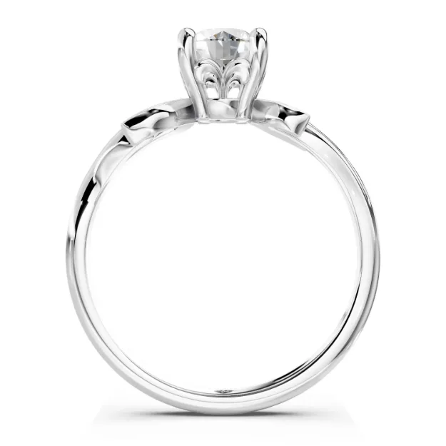 Inel de logodna AA469, 14K Alb 5