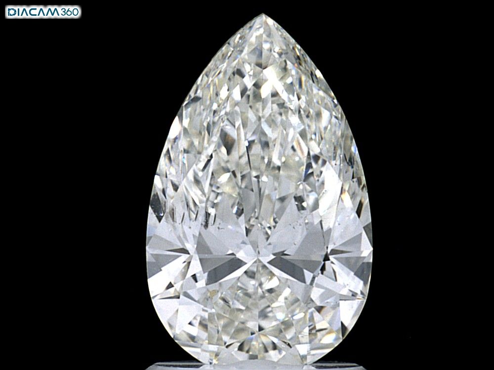 Diamond Natural 1,52Ct J-SI2 Pear - GIA2466577181 1
