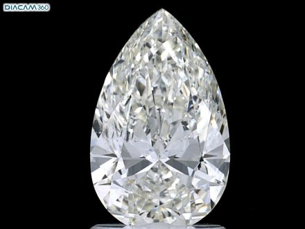 Diamond Natural 1,52Ct J-SI2 Pear - GIA2466577181 1