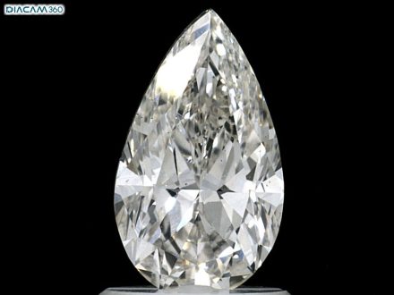 Diamond Natural 1,2Ct J-SI1 Pear - GIA5496586593 1