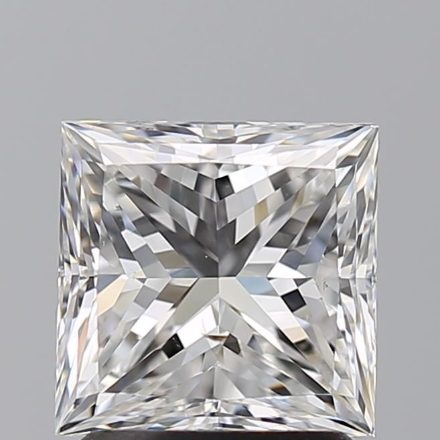 Diamond Natural 1,8Ct F-SI1 Princess - GIA2156442266 1