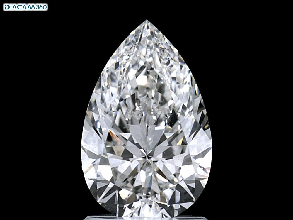 Diamond Natural 1,72Ct H-VVS2 Pear - GIA2201700405 1