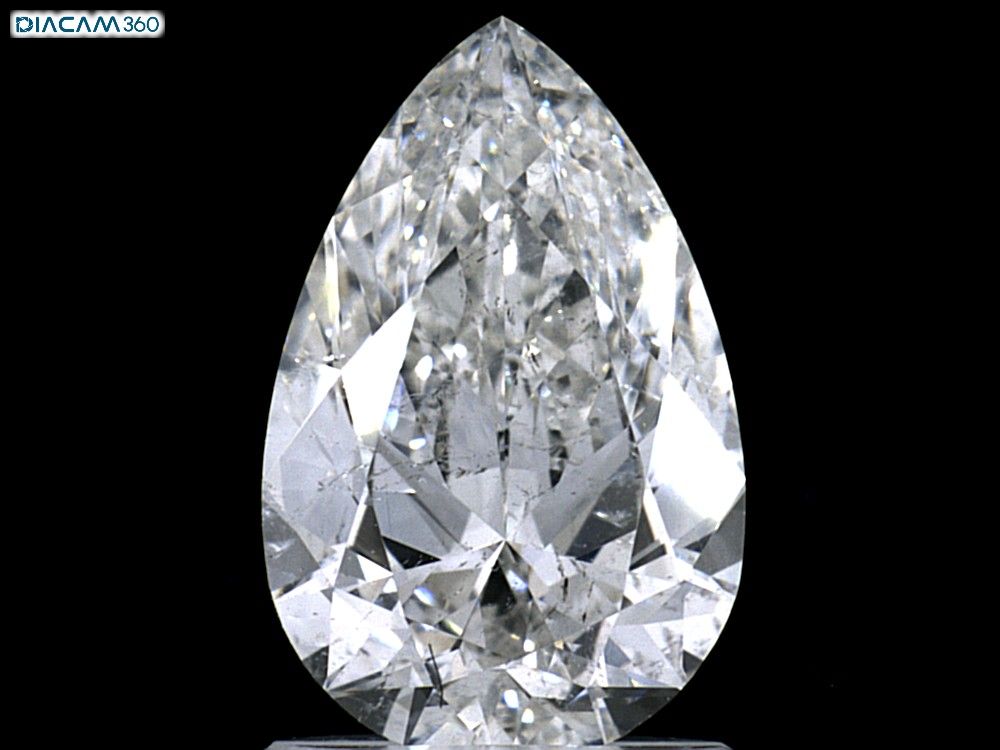 Diamond Natural 1,5Ct I-SI2 Pear - GIA7418657642 1