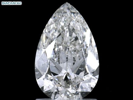 Diamond Natural 1,5Ct I-SI2 Pear - GIA7418657642 1