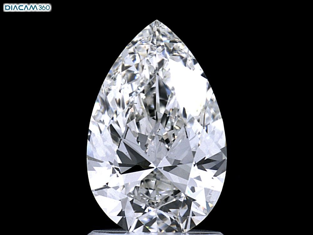 Diamond Natural 1,5Ct H-VS1 Pear - GIA2437949795 1