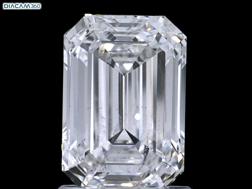 Diamond Natural 1,71Ct E-SI2 Emerald - GIA6312224178 1