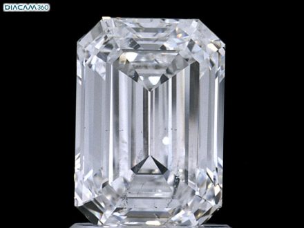 Diamond Natural 1,71Ct E-SI2 Emerald - GIA6312224178 1