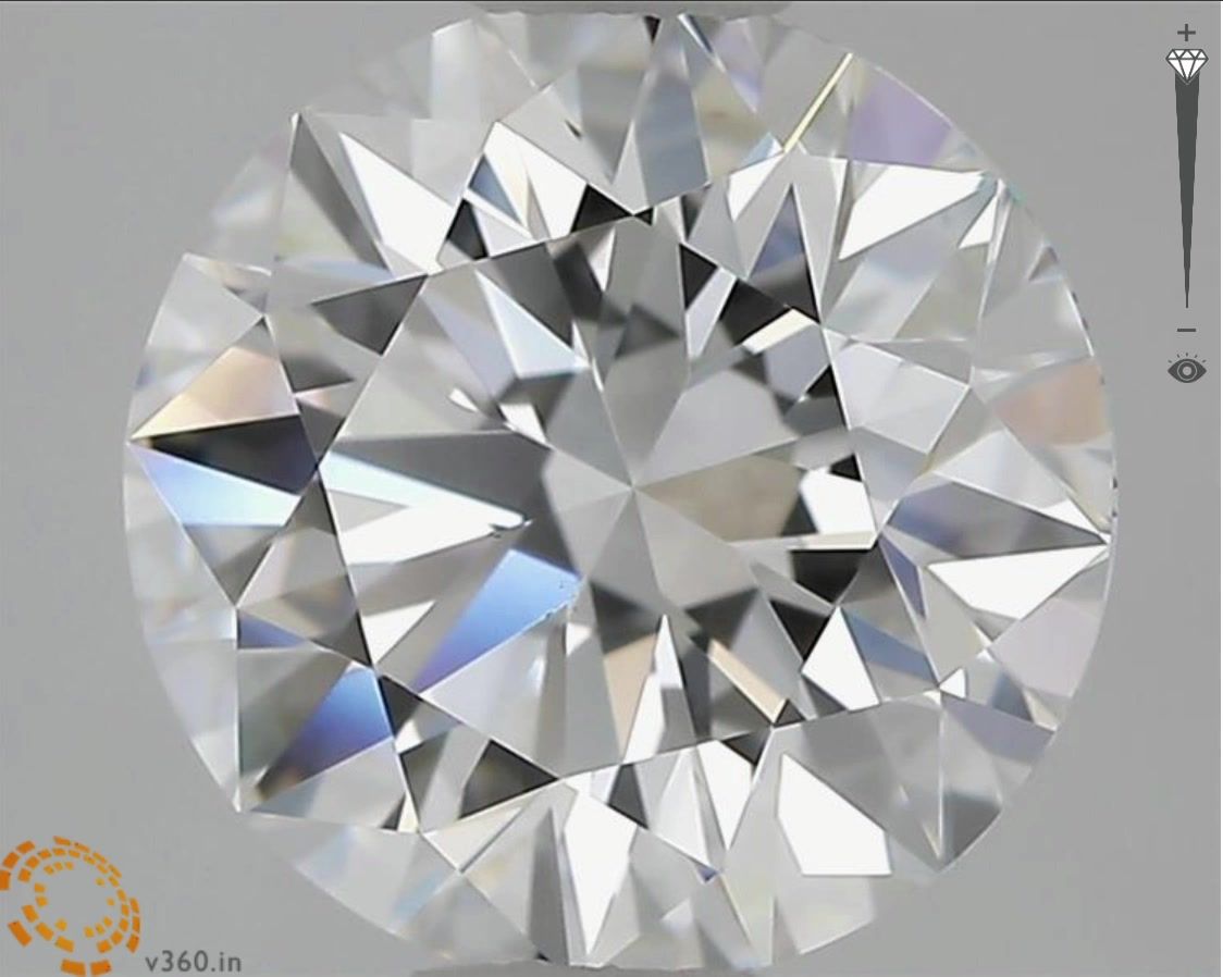 Diamond Natural 1,9Ct E-VS2 Round - GIA1533156796 1