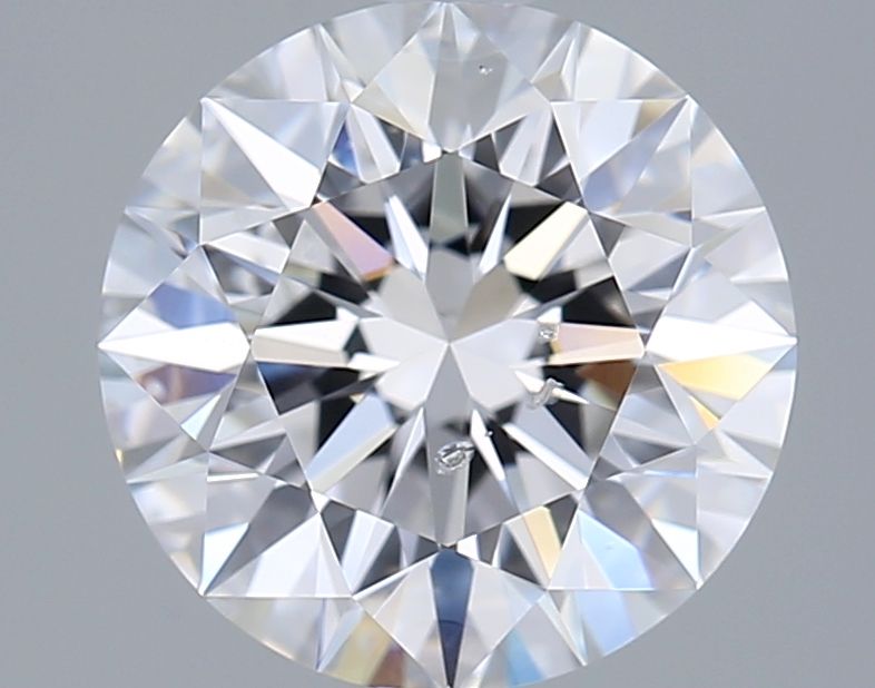 Diamond Natural 1,61Ct D-SI2 Round - GIA1555828445 1