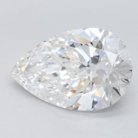 Lab Grown Diamond 3,23Ct D-FL Pear - IGILG804665315 1