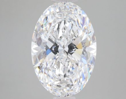 Lab Grown Diamond 3,8Ct D-VVS2 Oval - IGILG840656557 1
