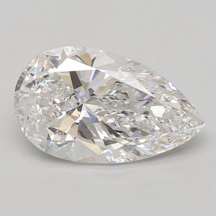 Lab Grown Diamond 5,09Ct D-VVS2 Pear - IGILG838655579 1