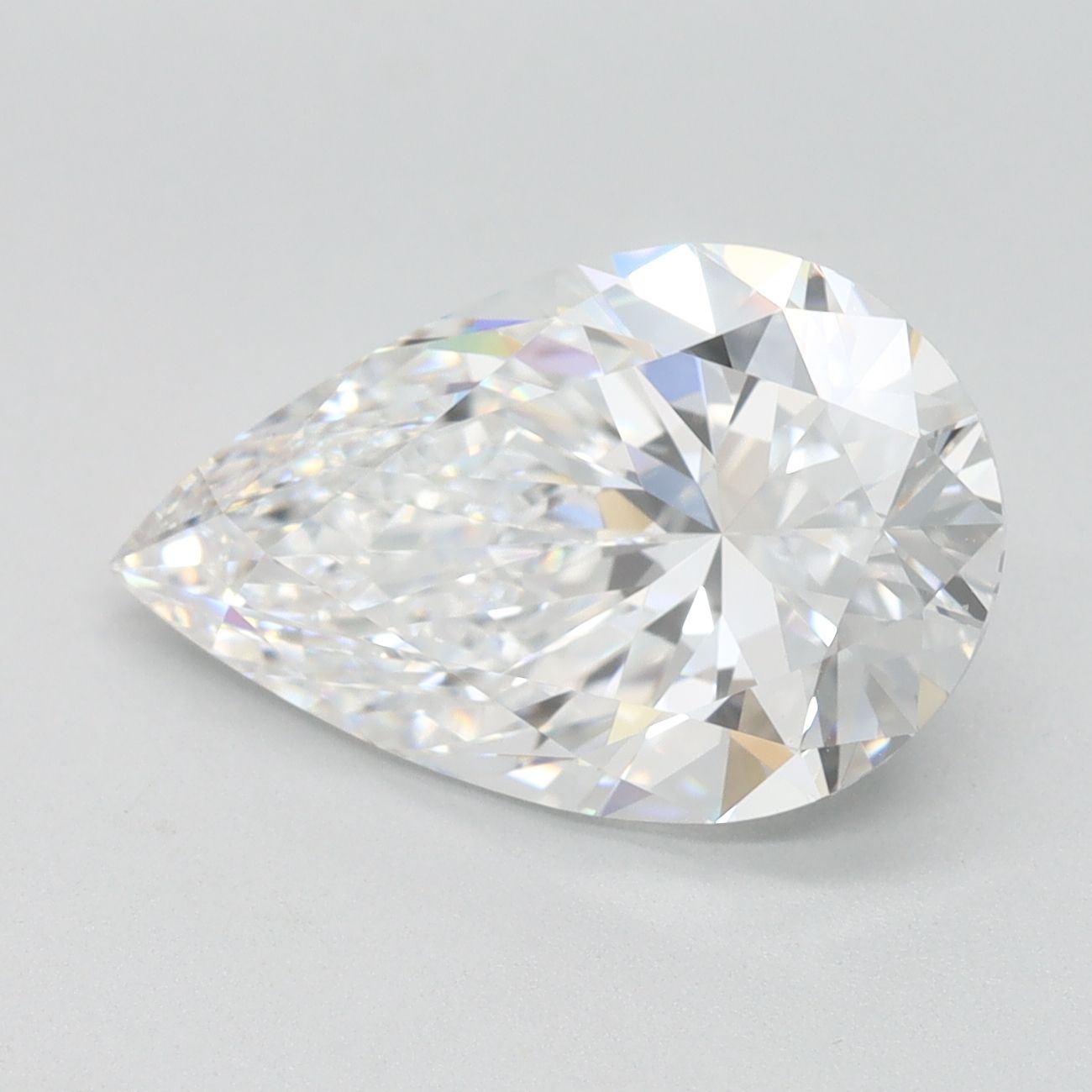 Lab Grown Diamond 3,14Ct D-FL Pear - IGILG811635467 1
