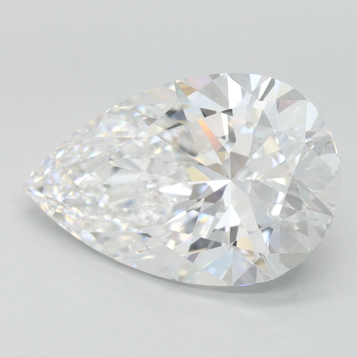 Lab Grown Diamond 3,21Ct D-FL Pear - IGILG804665282 1