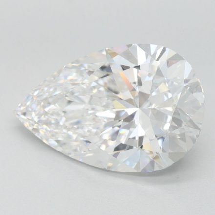 Lab Grown Diamond 3,21Ct D-FL Pear - IGILG804665282 1