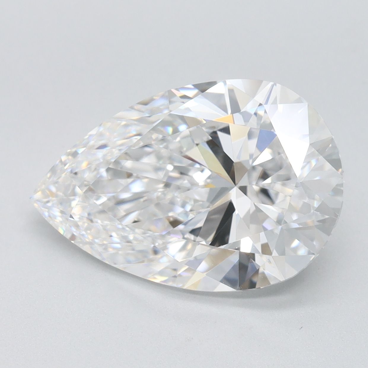 Lab Grown Diamond 3,28Ct D-FL Pear - IGILG804665283 1