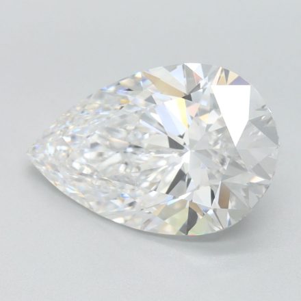 Lab Grown Diamond 3Ct D-FL Pear - IGILG804660402 1