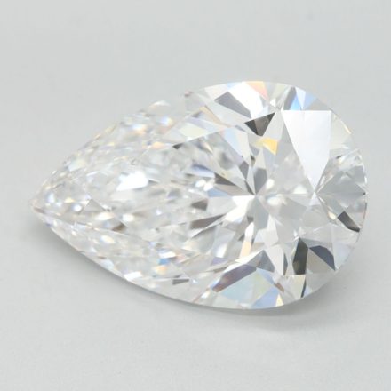 Lab Grown Diamond 3,16Ct D-FL Pear - IGILG804660326 1