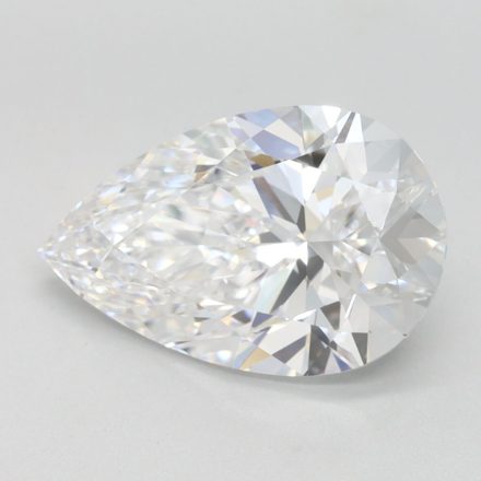Lab Grown Diamond 3,13Ct D-FL Pear - IGILG811635697 1