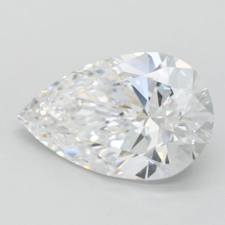 Lab Grown Diamond 3,09Ct D-FL Pear - IGILG784646293 1