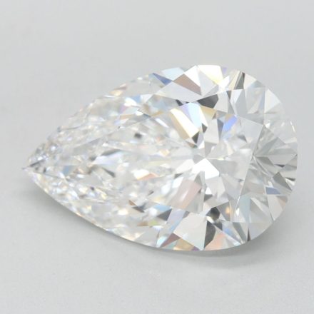 Lab Grown Diamond 3,11Ct D-FL Pear - IGILG821640955 1