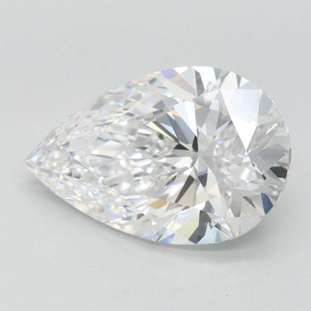 Lab Grown Diamond 3Ct D-FL Pear - IGILG804665271 1