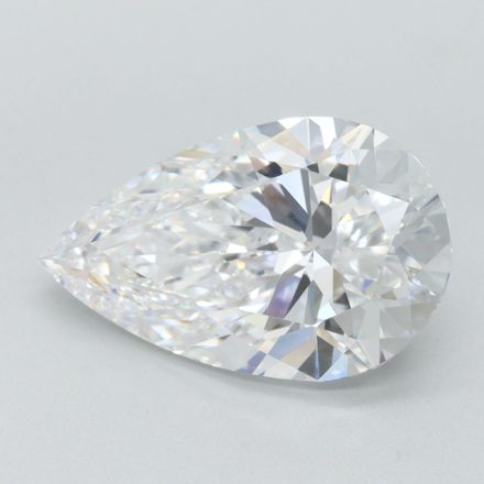 Lab Grown Diamond 3,26Ct D-FL Pear - IGILG821638574 1