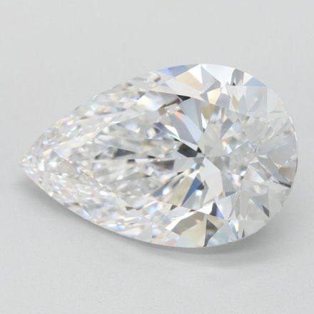 Lab Grown Diamond 3,1Ct D-FL Pear - IGILG784646292 1